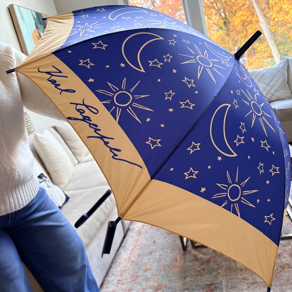 Karl Lagerfeld Sun, Moon Stars umbrella
